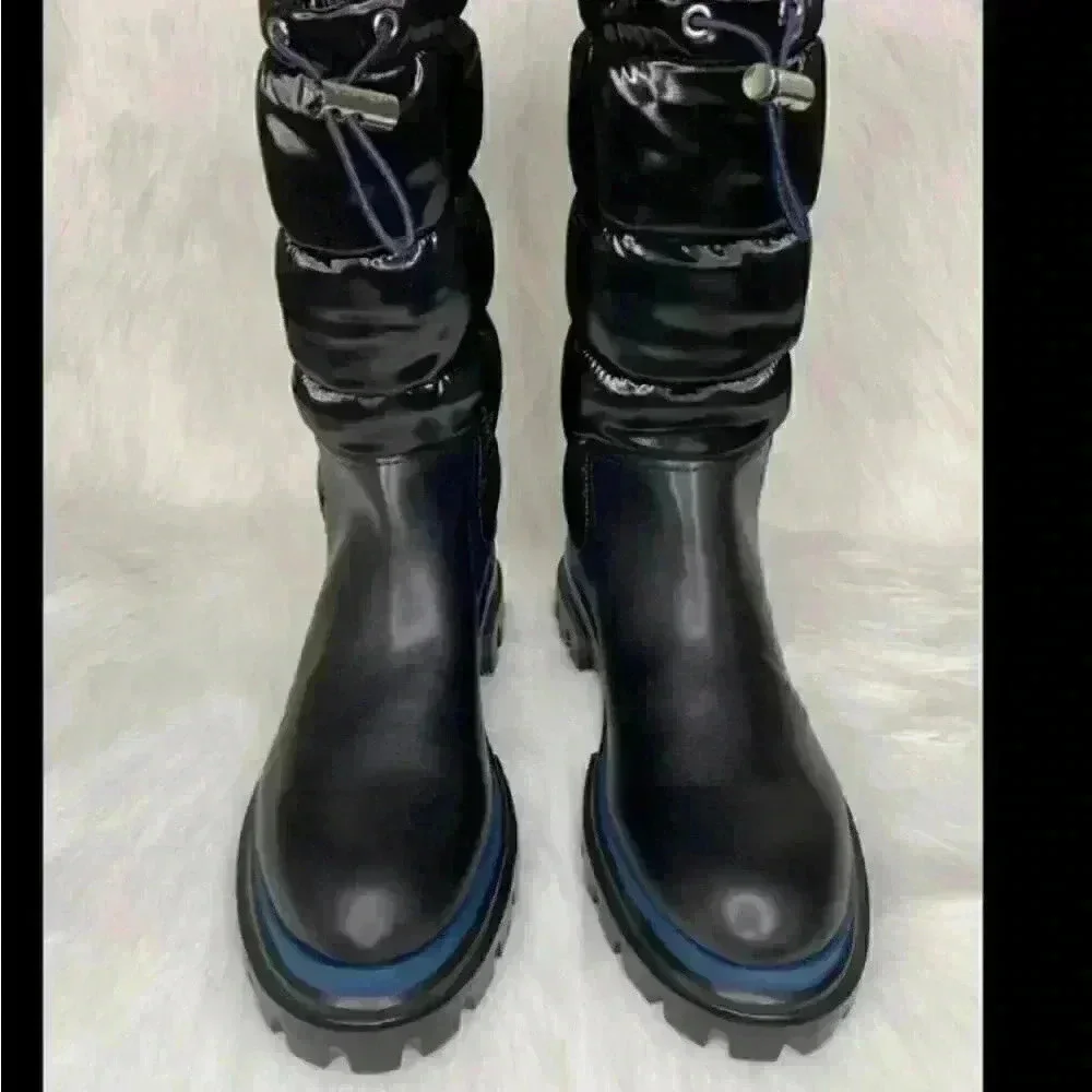 Calvin Klein Black and Blue Winter Boots